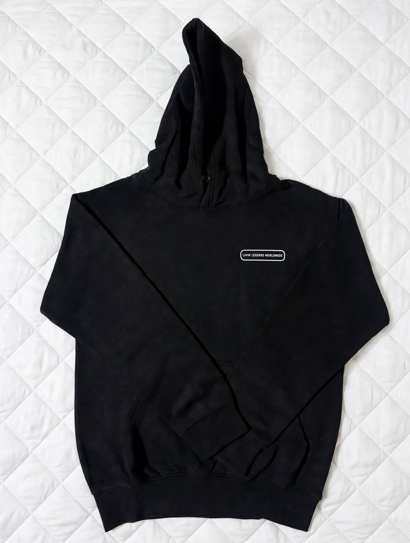 Black "Oval" Hoodie