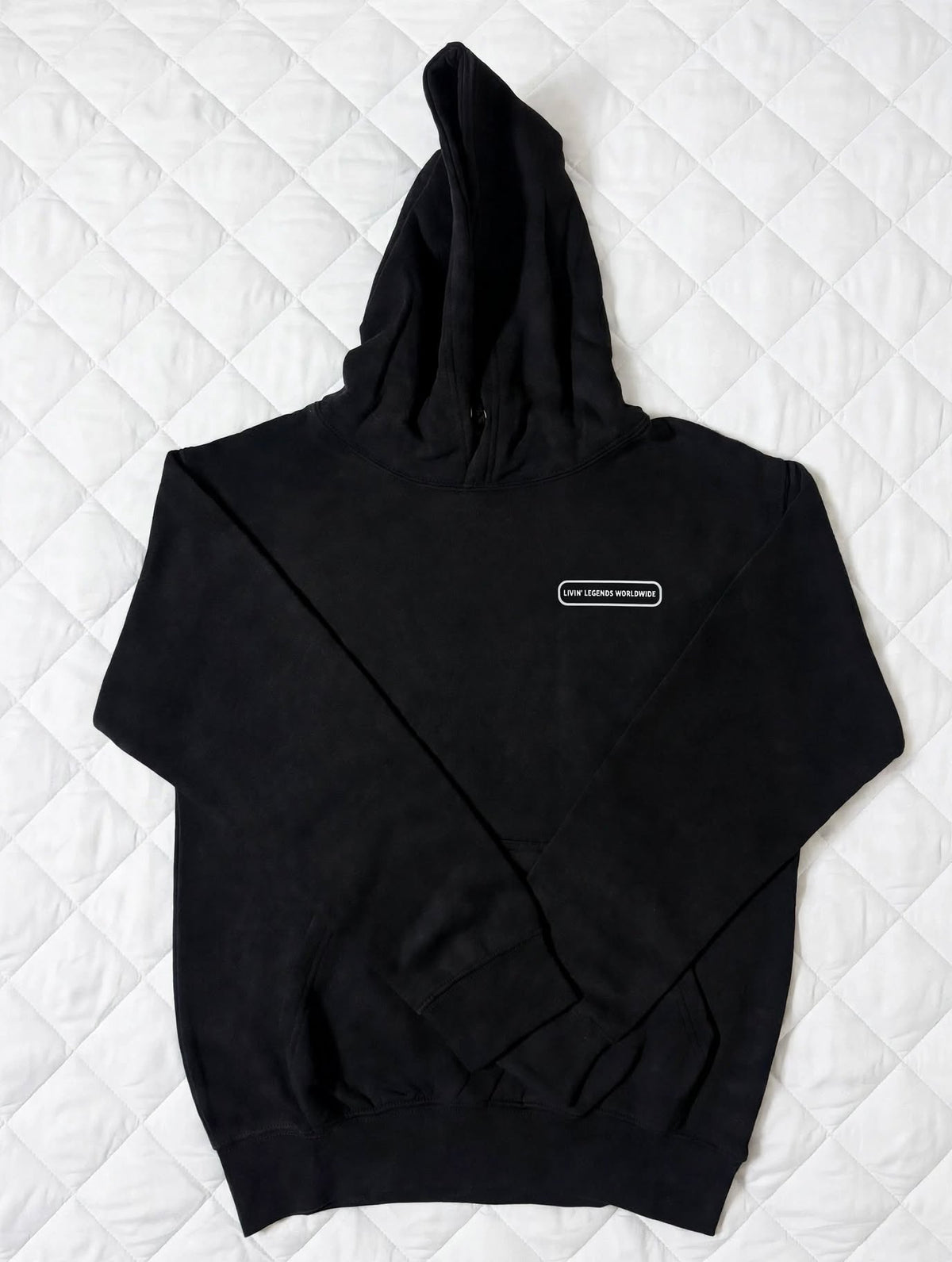 Black "Oval" Hoodie
