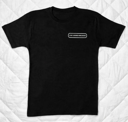 Black "Oval" T-Shirts
